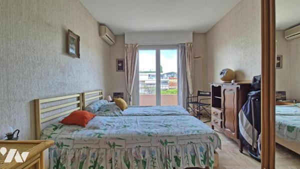 Quartier des Anglais "Oxford" / Square Carnot – 4 pièces avec terrasse, vue mer et stationnement.