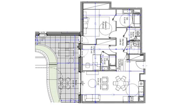 Appartement à vendre 3 pièces 75 m² Aix-les-Bains