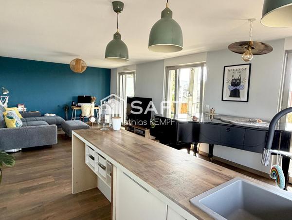 Magnifique 3P - 77m² - 2017 GRAND BALCON  - GARAGE