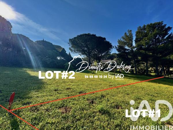 Terrain à vendre 626 m² Bizanet