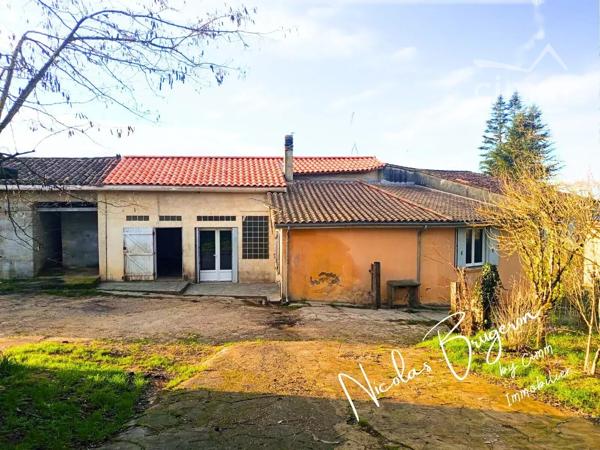 Maison à rénover avec dépendance et grand terrain – Le Fouilloux