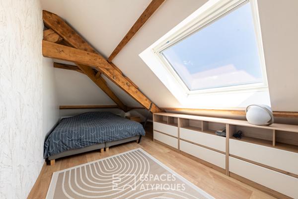 Loft lumineux dans une ancienne usine de textile