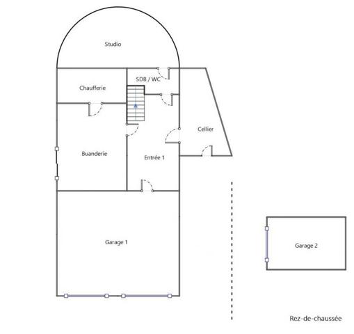 Maison d'architecte fin des années 60 à Port MER !!! Plage à 5 min à Pied