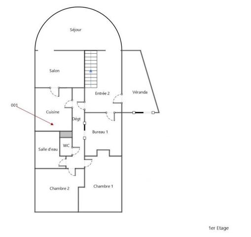 Maison d'architecte fin des années 60 à Port MER !!! Plage à 5 min à Pied