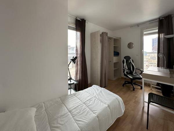 Nanterre (92000) Chambres à louer dans un duplex meublé et équipé pour 900 €/mois charges compris