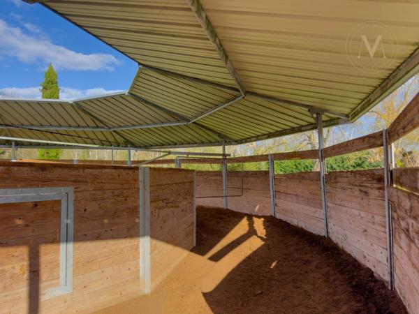 Propriété équestre de standing – Installations haut de gamme – 5 ha – Un bien rare offrant des infrastructures professionnelles, une maison confortable et un environnement priviligé à MOISSAC (82)