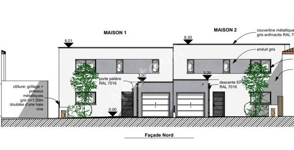 Maison NEUVE à Ancenis-Saint-Géreon, 4 chambres, grande pièce de vie, quartier calme