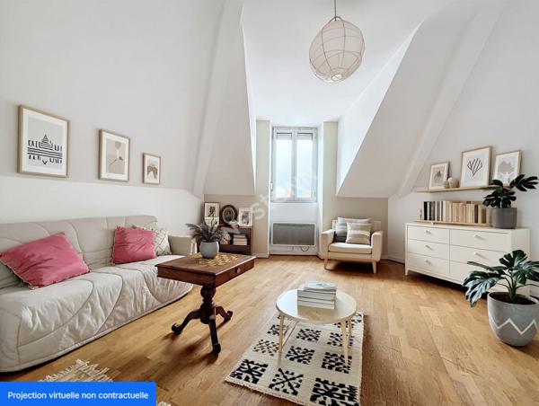 Nantes Monselet T3 / 80m² au sol / DERNIER ETAGE / ASCENSEUR