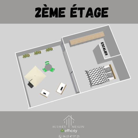 Appartement 2 pièces - 50 m²