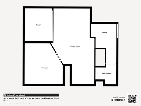 Appartement Sète 2 pièces 40 m²