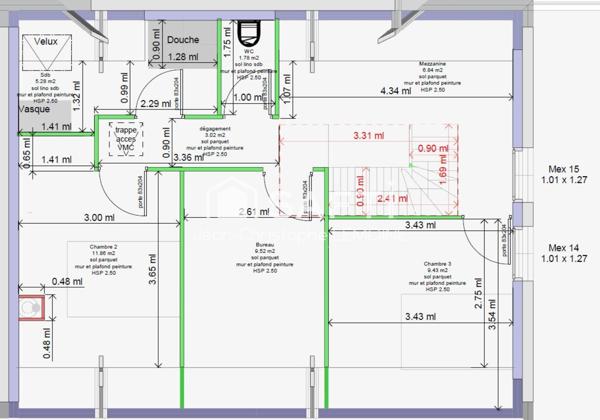 T5 de standing,106 m2 garage,terrain 4 ch centre