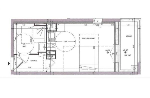 Appartement 1 pièce - 44000 Nantes -  MALAKOFF