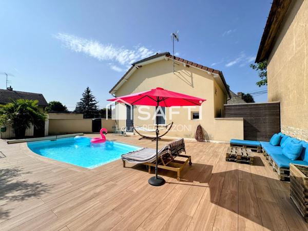Maison 128m² avec piscine, clim & aucun travaux