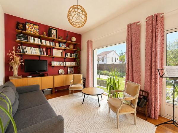 NANTERRE VIEUX-PONT - MAISON DE CHARME 124 M², JARDIN PLEIN SUD, POTENTIEL D'EXTENSION