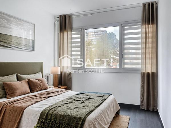 Appartement T3, 2 chambres, cave