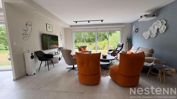A vendre - Maison contemporaine d'exception à vendre à Ploemel de 231 m²