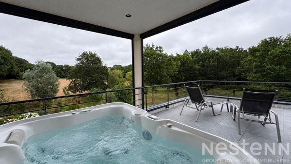A vendre - Maison contemporaine d'exception à vendre à Ploemel de 231 m²