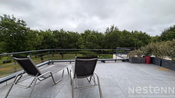 A vendre - Maison contemporaine d'exception à vendre à Ploemel de 231 m²
