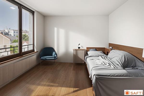 3 mn à pied du métro ligne 14 - Maison individuelle familiale 5 chambres