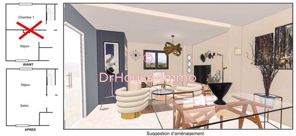 Maison à vendre 3 pièces de 68 m²