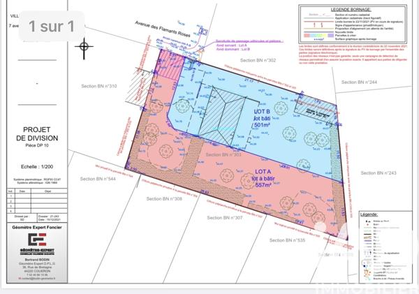 Terrain à vendre 557 m² Saint-Herblain