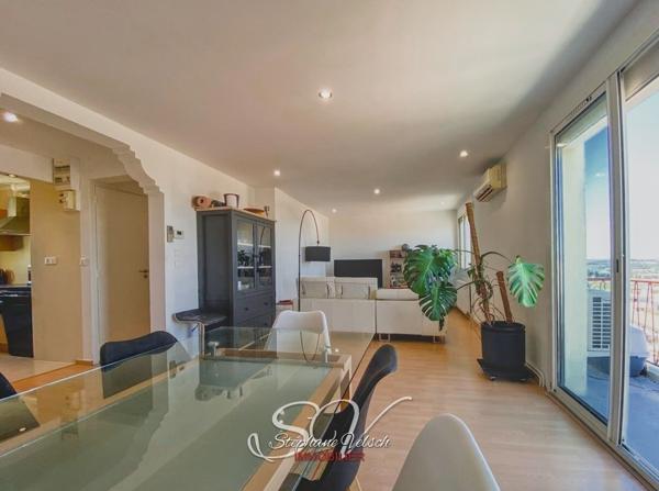 Appartement 4 pcs 80m2, 3 chambres Dernier étage, vue exceptionnelle