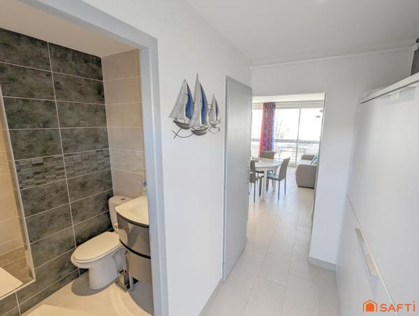 STUDIO CABINE VUE MER AVEC PLACE DE STATIONNEMENT