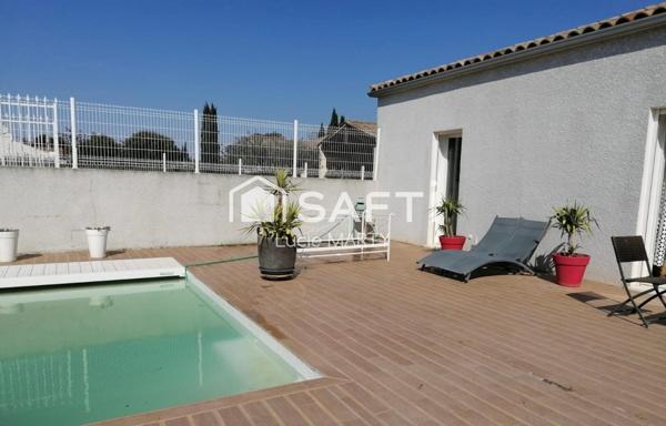 Maison plain pied, vue dégagée en face d'une zone natura 2000 et prés des commodités