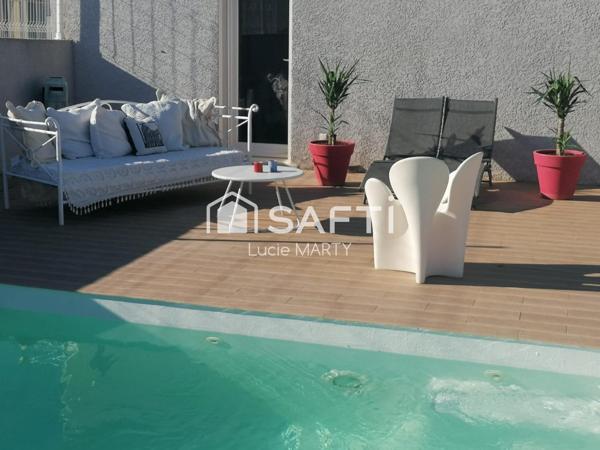 Maison plain pied, vue dégagée en face d'une zone natura 2000 et prés des commodités