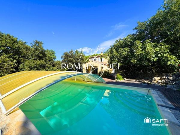 Maison 4 pièces de 156m2 sur 1786m2 de terrain avec piscine