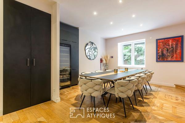 Appartement rénové dans un ancien moulin avec terrasse