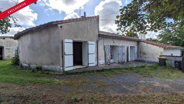 Maison de plain pied à rénover - La Chapelle Bâton