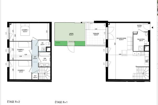 Appartement à vendre 4 pièces 97,21 m² Monteux