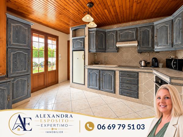 VERNOUILLET – MAISON INDÉPENDANTE AVEC 3 CHAMBRES, GARAGE ET TERRASSE EXPOSÉE SUD-OUEST