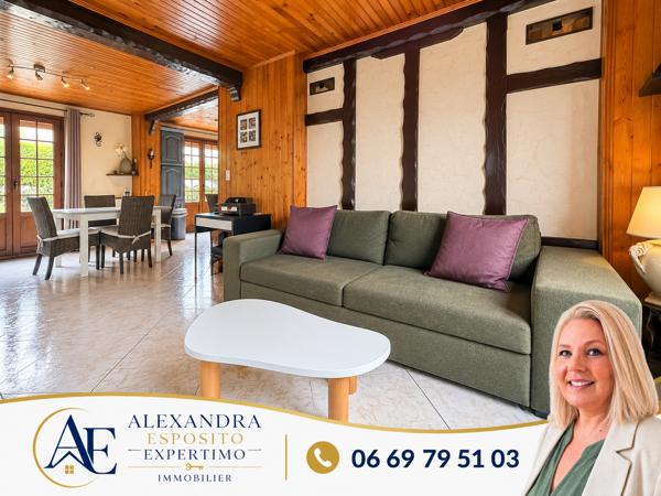 VERNOUILLET – MAISON INDÉPENDANTE AVEC 3 CHAMBRES, GARAGE ET TERRASSE EXPOSÉE SUD-OUEST