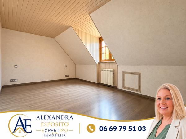 VERNOUILLET – MAISON INDÉPENDANTE AVEC 3 CHAMBRES, GARAGE ET TERRASSE EXPOSÉE SUD-OUEST