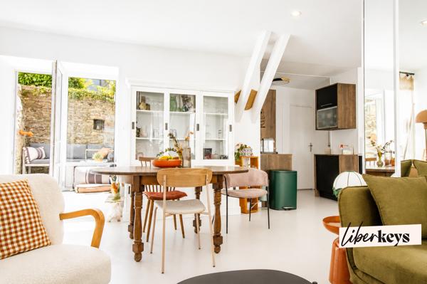 Maison de caractère 95 m² – 3 chambres – Cour intime – Cœur de Pornic