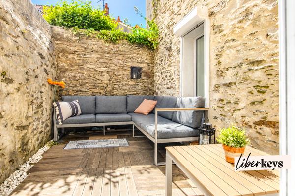 Maison de caractère 95 m² – 3 chambres – Cour intime – Cœur de Pornic