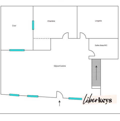 Maison de caractère 95 m² – 3 chambres – Cour intime – Cœur de Pornic