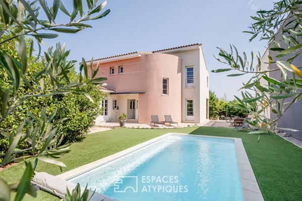 Maison 5 chambres avec jardin et piscine, proche Narbonne