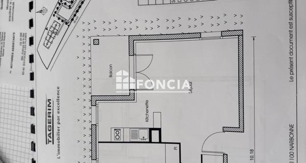 À vendre Appartement 3 pièces 54 m² - Limoux 11300