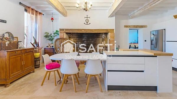 Ancienne métairie rénovée – Volumes, charme & nature à 10 min de Grenade