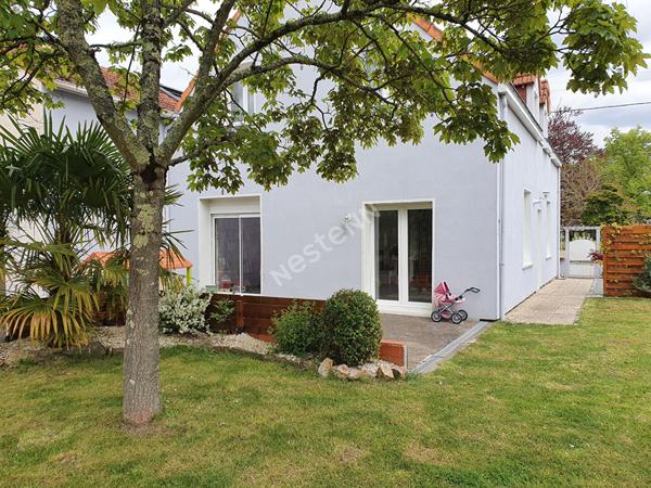 Nantes Bourgeonnière : EN VENTE Maison familiale de 146 m² au sol, 4 chambres et bureau sur parcelle de 505 m².