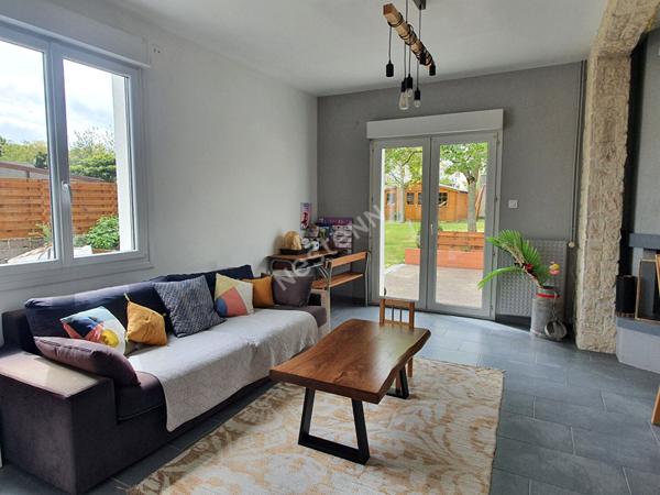 Nantes Bourgeonnière : EN VENTE Maison familiale de 146 m² au sol, 4 chambres et bureau sur parcelle de 505 m².