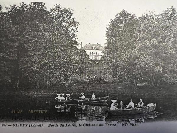Propriété, à vendre OLIVET proche Orléans , EXCEPTIONNELLE,  1h du péage Paris St Arnoult, piscine , parc et  Bord du Loiret