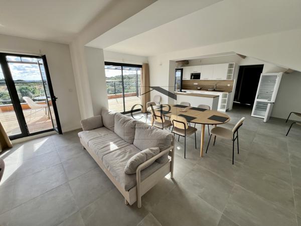 Pianottoli-Caldarello (20131) Grand T4 avec terrasse vue mer – Confort et élégance en bord de mer - piscine & plage