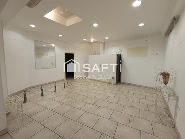 LOCAL COMMERCIAL + APPARTEMENT RENOVE