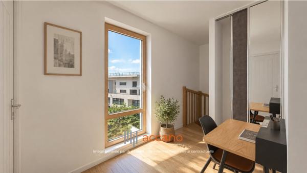 Duplex en dernier étage avec vue dégagée