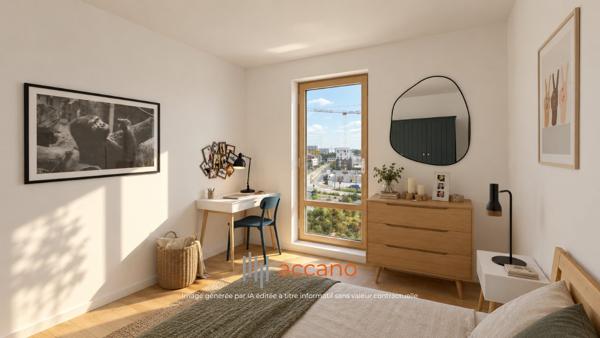 Duplex en dernier étage avec vue dégagée