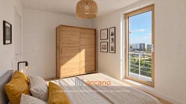 Duplex en dernier étage avec vue dégagée